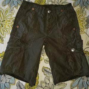 True Religion Army Cargo Shorts